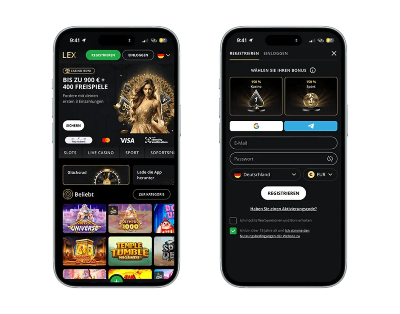 Mobile Lex Casino App